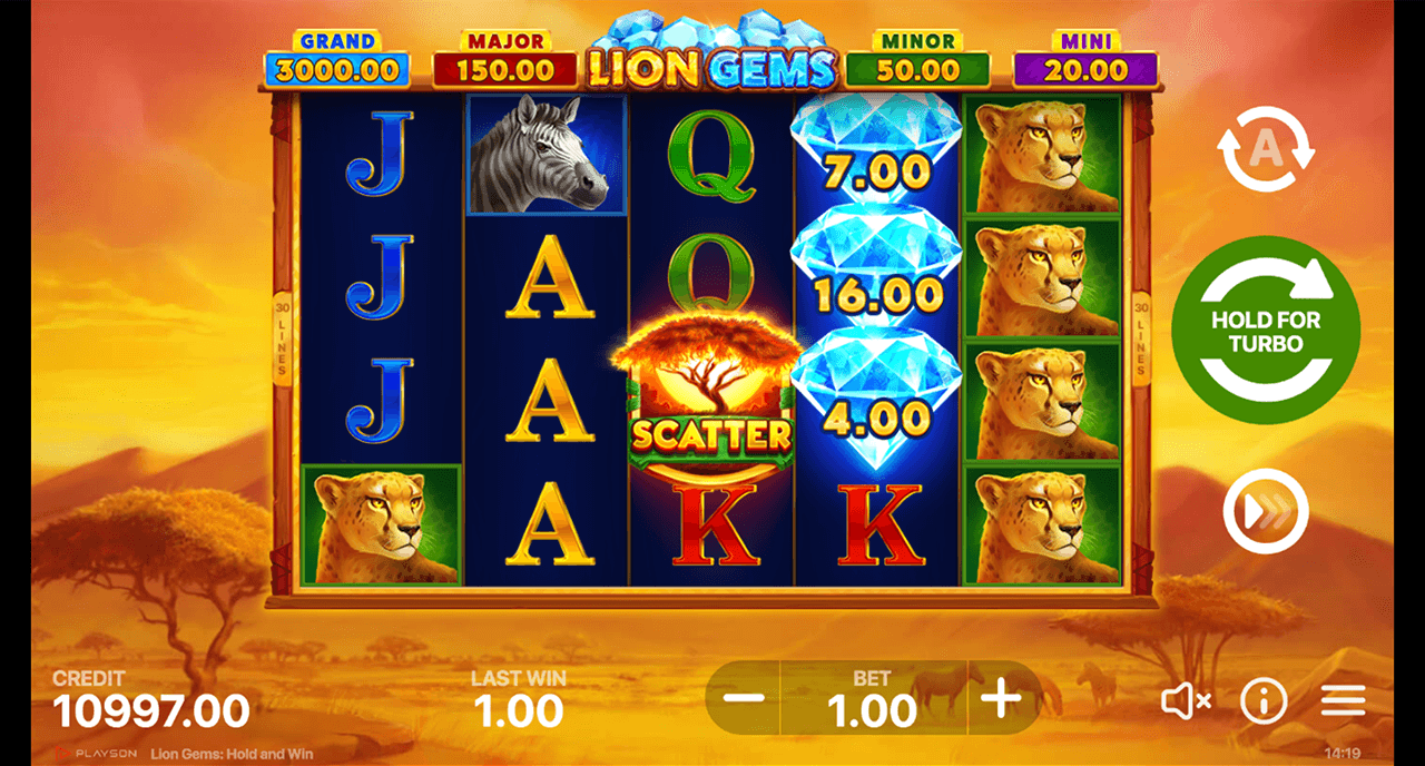 Lion Gems: Hold and Win Cover Image